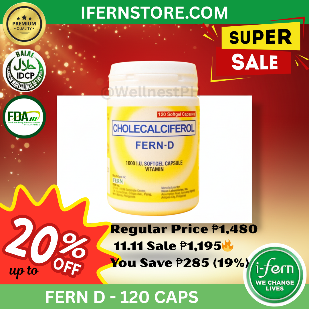FERN-D Vitamin D3 | Boost Immunity & Bone Strength Naturally