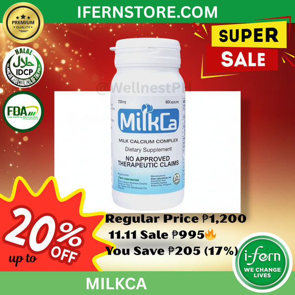 MILKCA Milk Calcium Complex | Gentle, High-Absorption Calcium